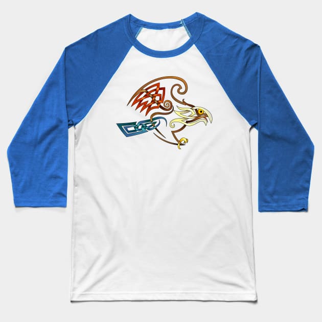 Hawk Baseball T-Shirt by KnotYourWorld4